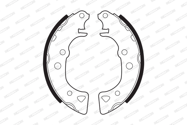 Brake Shoe Set PREMIER FSB232