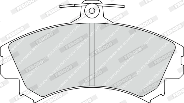 Brake Pad Set, disc brake PREMIER ECO FRICTION FDB1738