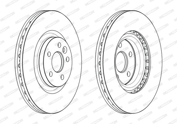 Brake Disc PREMIER DDF2632C-1
