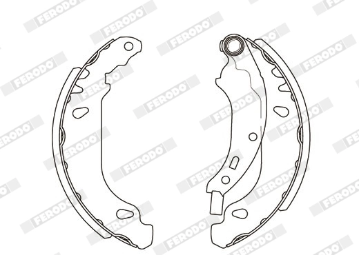 Brake Shoe Set PREMIER FSB584
