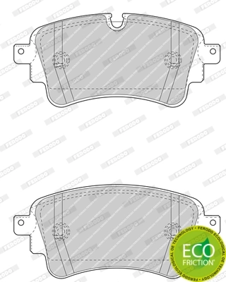 Brake Pad Set, disc brake PREMIER ECO FRICTION FDB4617