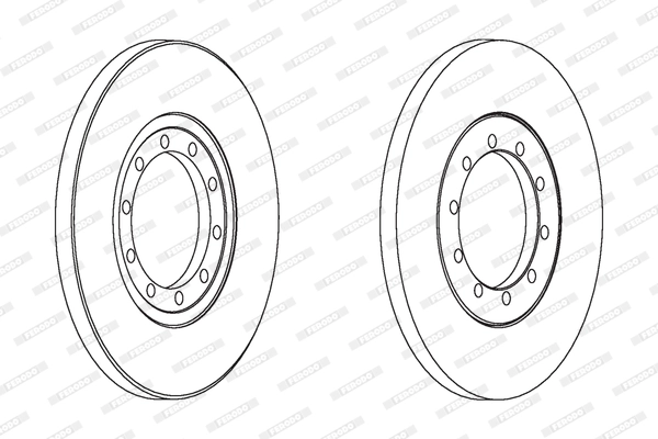 Brake Disc PREMIER DDF1537