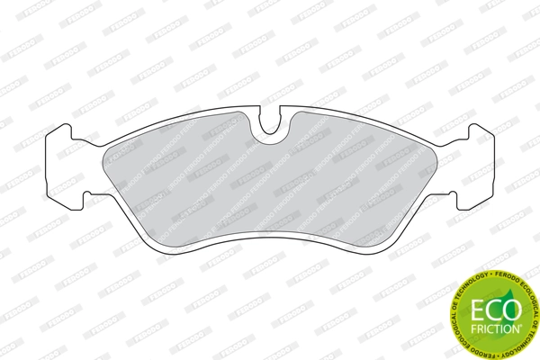 Brake Pad Set, disc brake PREMIER ECO FRICTION FDB584