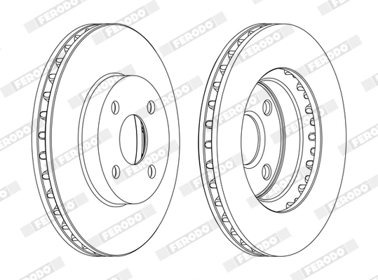 Brake Disc PREMIER DDF1309C