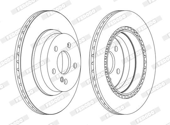 Brake Disc PREMIER DDF1672C