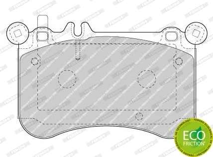 Brake Pad Set, disc brake FUSE+ Technology FDB4696