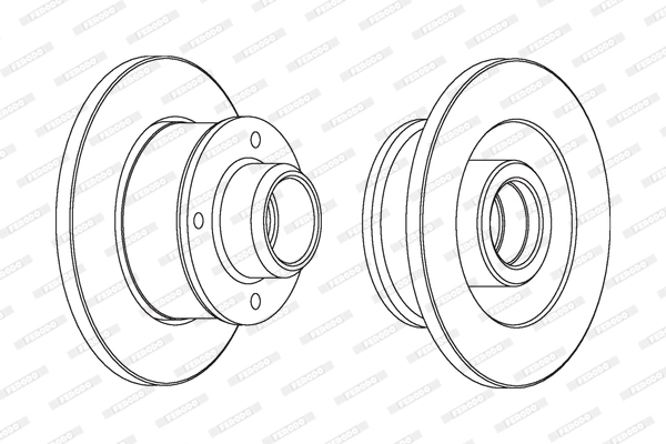 Brake Disc PREMIER Coat+ disc DDF137C-1