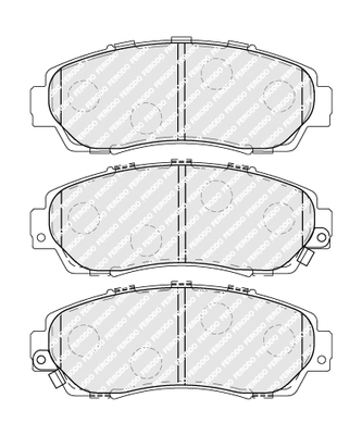Brake Pad Set, disc brake PREMIER FDB4161