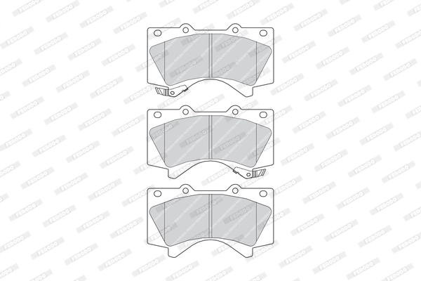 Brake Pad Set, disc brake PREMIER FDB4229