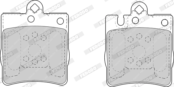 Brake Pad Set, disc brake PREMIER ECO FRICTION FDB1322