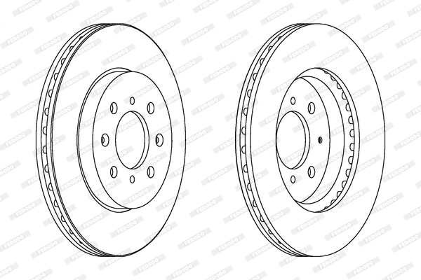 Brake Disc PREMIER Coat+ disc DDF1610C