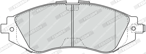 Brake Pad Set, disc brake PREMIER ECO FRICTION FDB1116