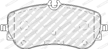 Brake Pad Set, disc brake PREMIER ECO FRICTION FVR5068