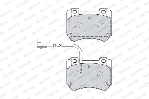 Brake Pad Set, disc brake PREMIER FDB4206
