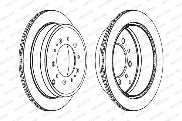 Brake Disc PREMIER DDF1799C-1