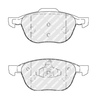 Brake Pad Set, disc brake PREMIER ECO FRICTION FDB1594