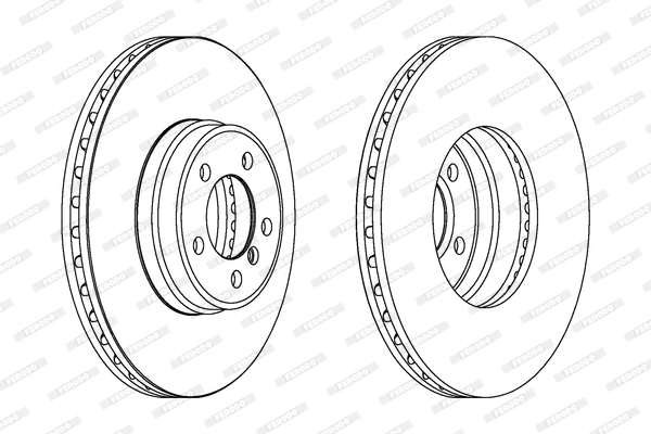 FERODO DDF1411C-1 Brake Disc