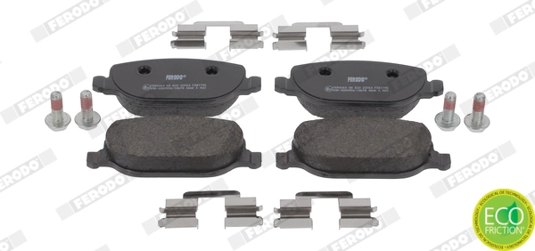 Brake Pad Set, disc brake PREMIER ECO FRICTION FDB1796