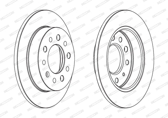 Brake Disc PREMIER DDF1955