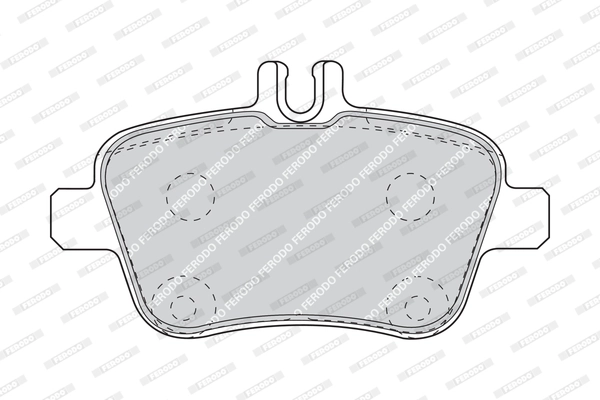Brake Pad Set, disc brake PREMIER FDB4163