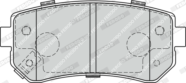 Brake Pad Set, disc brake PREMIER ECO FRICTION FDB1956