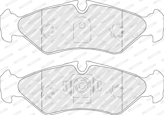 Brake Pad Set, disc brake PREMIER ECO FRICTION FVR1039