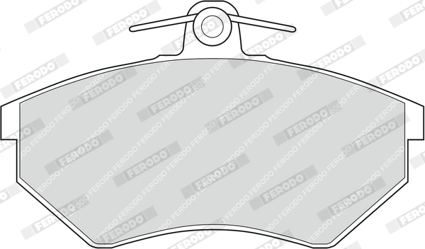 Brake Pad Set, disc brake PREMIER ECO FRICTION FDB775