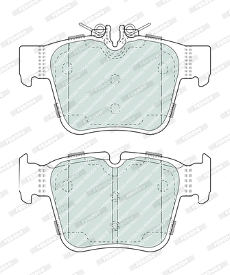 Brake Pad Set, disc brake PREMIER ECO FRICTION FDB5017
