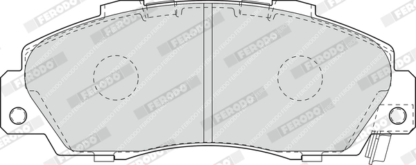 Brake Pad Set, disc brake PREMIER ECO FRICTION FDB1505