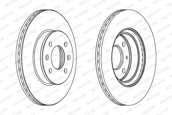 Brake Disc PREMIER DDF1636C