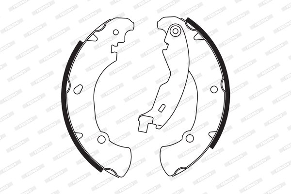 FERODO FSB555 Brake Shoe Set