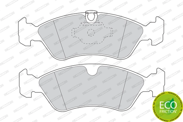 Brake Pad Set, disc brake PREMIER ECO FRICTION FDB1067