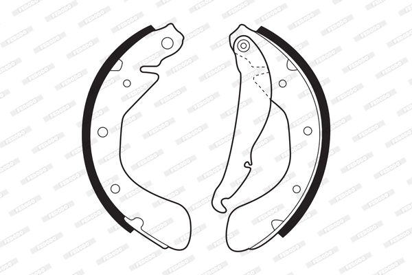 Brake Shoe Set PREMIER FSB335