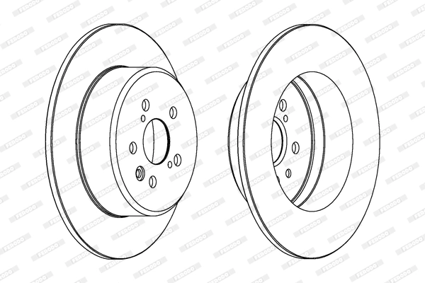 FERODO DDF1489 Brake Disc