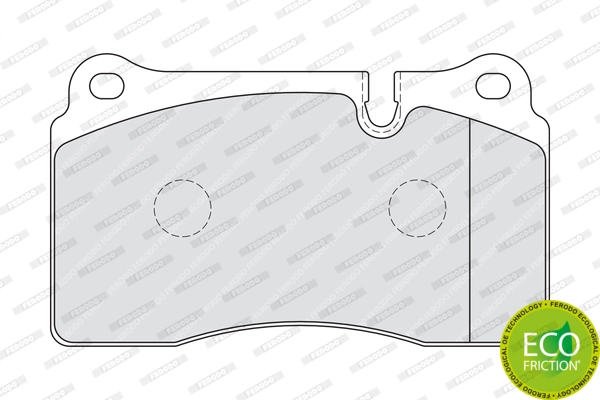 Brake Pad Set, disc brake PREMIER FUSE+ Technology FDB1996