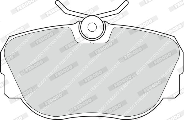 Brake Pad Set, disc brake PREMIER ECO FRICTION FDB660