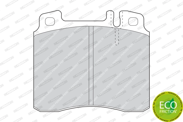 Brake Pad Set, disc brake PREMIER ECO FRICTION FDB800