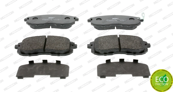 Brake Pad Set, disc brake PREMIER ECO FRICTION FDB4112