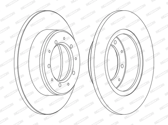 Brake Disc PREMIER Coat+ disc DDF283C