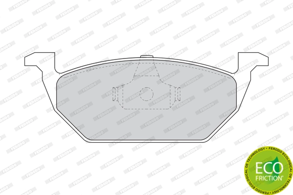 Brake Pad Set, disc brake PREMIER ECO FRICTION FDB1094
