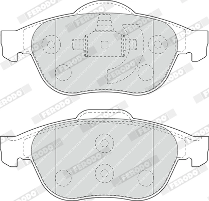 Brake Pad Set, disc brake PREMIER ECO FRICTION FDB1441