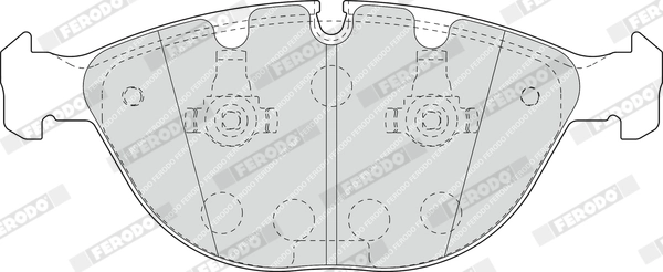 Brake Pad Set, disc brake PREMIER ECO FRICTION FDB1618