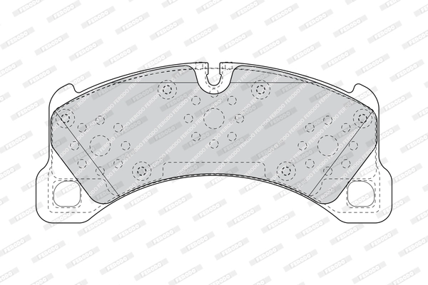 Brake Pad Set, disc brake FUSE+ Technology FDB4717