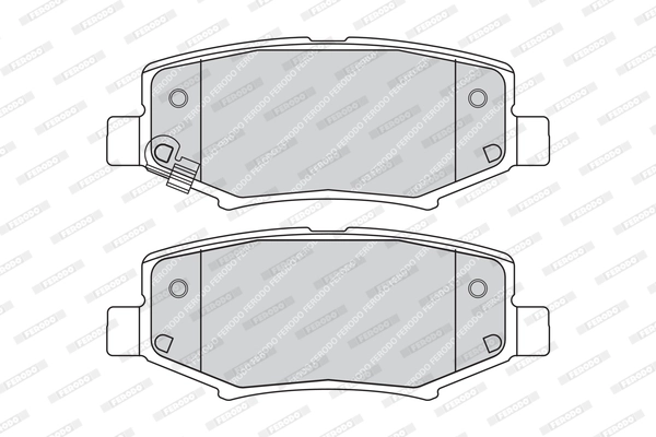 Brake Pad Set, disc brake PREMIER FDB4239