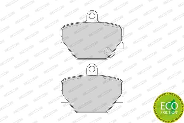 Brake Pad Set, disc brake PREMIER ECO FRICTION FDB1162