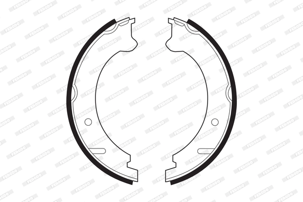 Brake Shoe Set, parking brake PREMIER FSB522