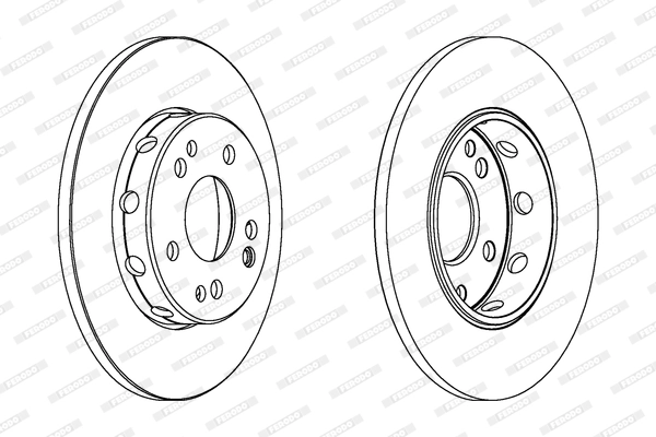Brake Disc PREMIER DDF124