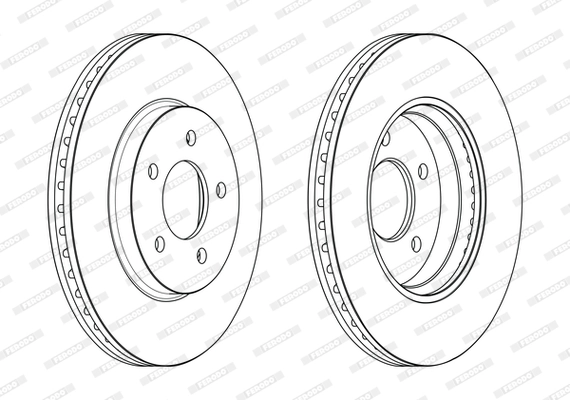 FERODO DDF2357C Brake Disc