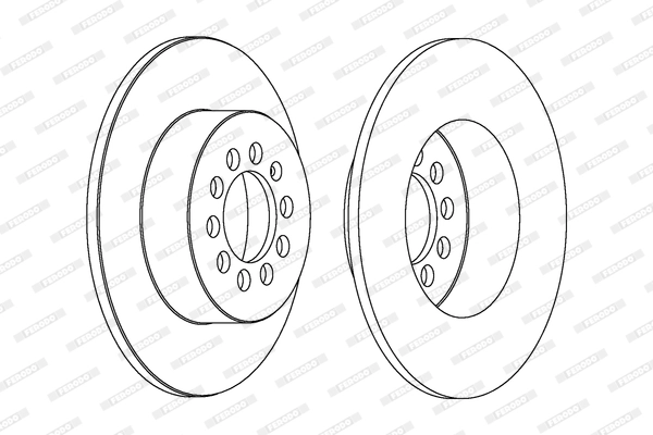 Brake Disc PREMIER Coat+ disc DDF1224C