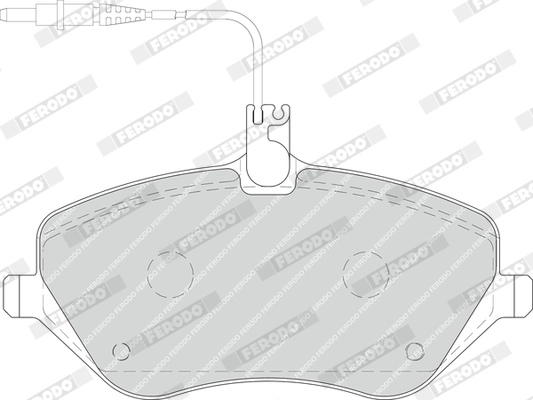 Brake Pad Set, disc brake PREMIER ECO FRICTION FDB1726